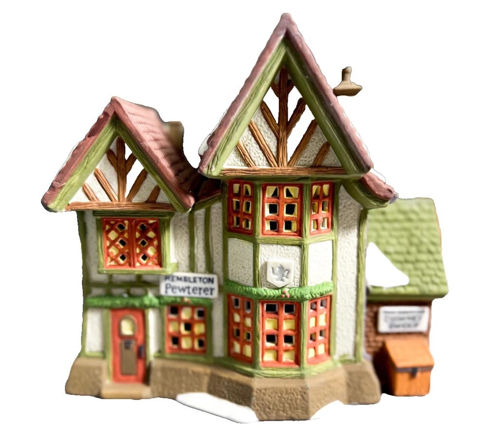 Dept 56 Hembleton Pewterer Village House Dickens Series 58009 NO Light